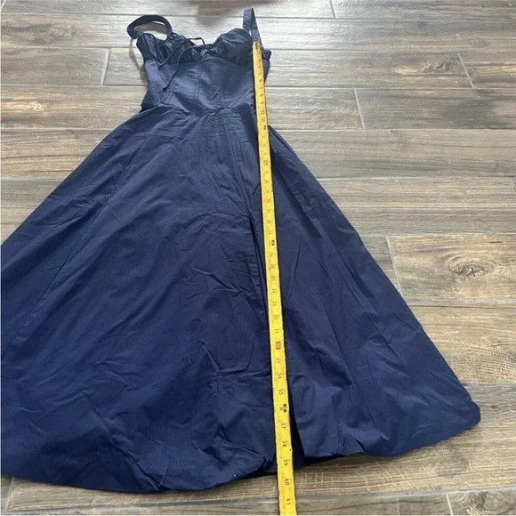 CARMEN defected (see photos) French Navy Bustier Sundress XS. - Picture 7 of 13